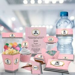 Kit Imprimible Chanel Xv Años