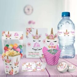 Kit Imprimible Unicornio Mod-1