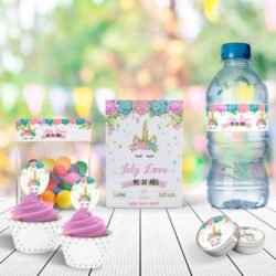 Kit Imprimible Unicornio Mod-2