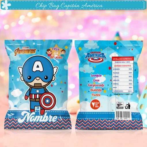 Chips Bags Capitán América