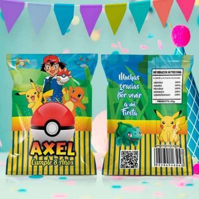 Chips Bags Pokemon