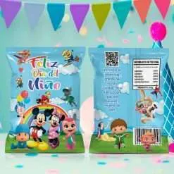 Chips Bags Día del Niño Personajes