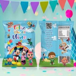 Chip Bag Día del Niño Personajes