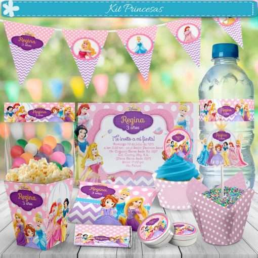 Kit Imprimible Princesas mod4