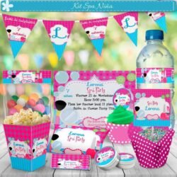 Kit Imprimible Spa Niña