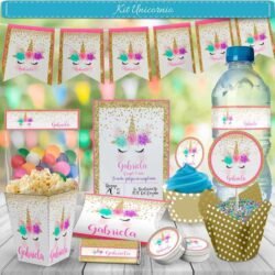Kit Imprimible Unicornio