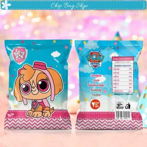 Chips Bags Skye Paw Patrol