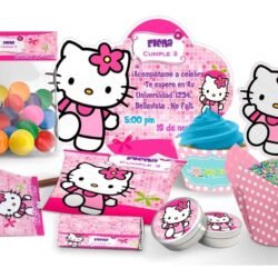Kit Imprimible Hello Kitty Pink