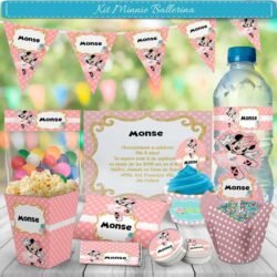 KIt Imprimible Minnie Ballerina