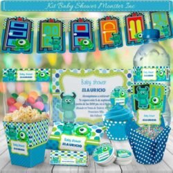 Kit Imprimible Baby Shower Monster Inc