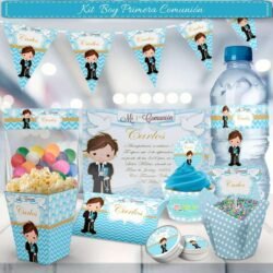 Kit Imprimible Primera Comunión Niño