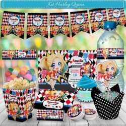 Kit Imprimible Harley Quinn