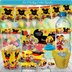 Kit Imprimible Kit Mickey Sobre Ruedas