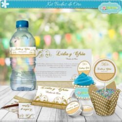 Kit imprimible Bodas de Oro