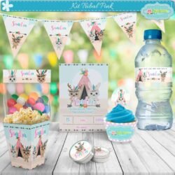 Kit Imprimible Tribal Pink