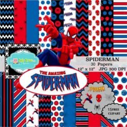 Kit Papeles Digitales DS Spiderman