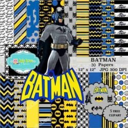 Kit Papeles Digitales Batman