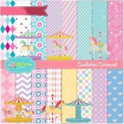 Kit Papeles Digitales Carousel