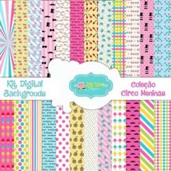 Kit Papeles Digitales Chica de Circo