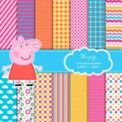 Kit Papeles Digitales Peppa Pig