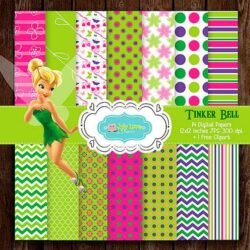 Kit Papeles Digitales Tinker Bell