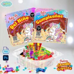 Dulcero Duvalín Gigante Unicornio mod.3