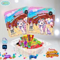 Dulcero Duvalín Gigante Unicornio mod.4