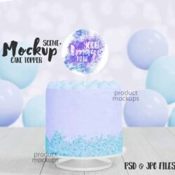 Mockup Cake Topper