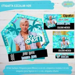 Etiqueta Escolar Ken