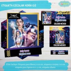 Etiqueta Escolar Kenia OS