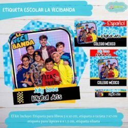 Etiqueta Escolar La Vecibanda