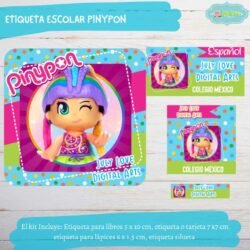 Etiqueta Escolar Pinypon