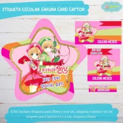 Etiqueta Escolar Sakura Card Captor