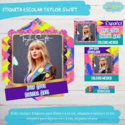 Etiqueta Escolar Taylor Swift