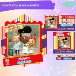 Etiqueta Escolar Ada Magnifica