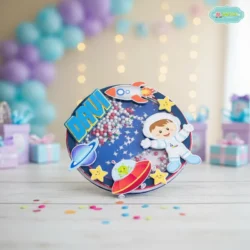 Alternative view of Cake Topper Astronauta