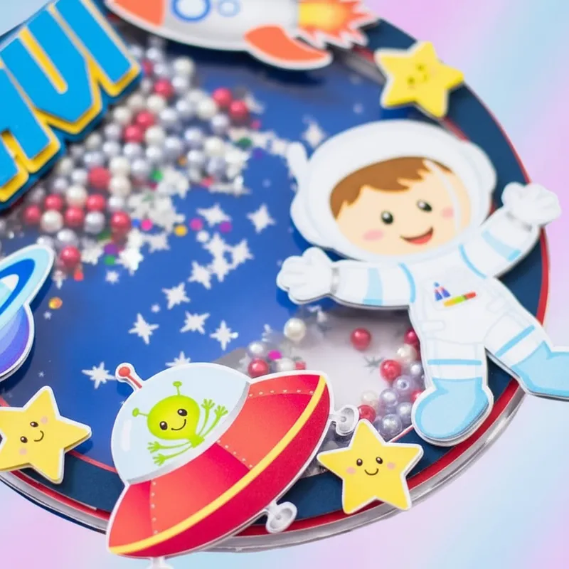 Cake Topper Astronauta - Imagen 4