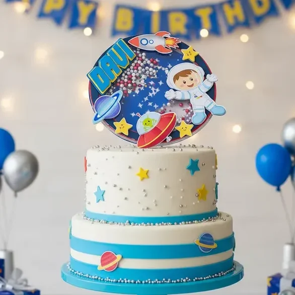 Cake Topper Astronauta