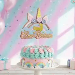Cake Topper Unicornio