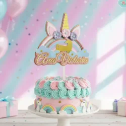 Cake Topper Unicornio