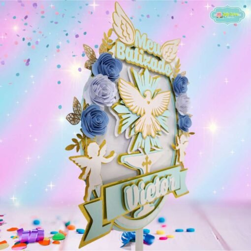 Cake Topper Bautizmo