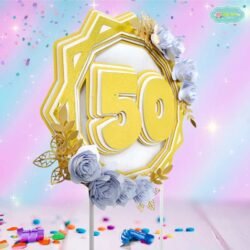 Cake Topper Bodas de Oro