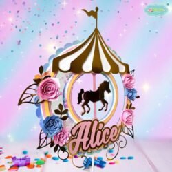 Cake Topper Carrusel