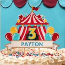 Cake Topper Circo