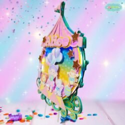 Cake Topper Circo Rosa