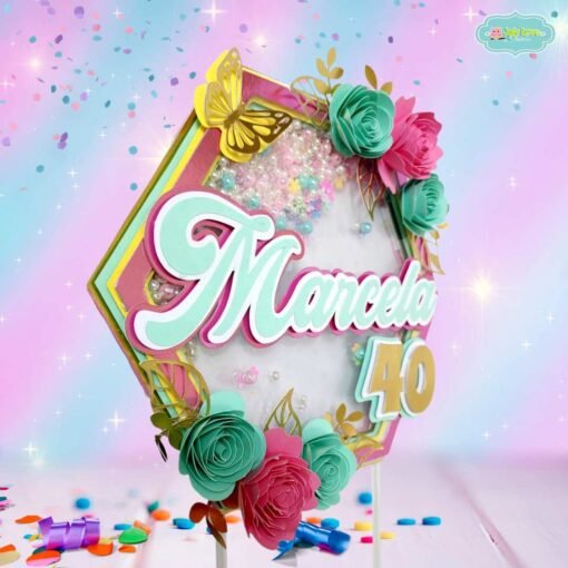 Cake Topper Floral