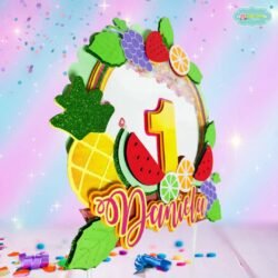 Cake Topper Frutas