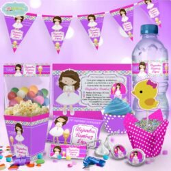 Kit Imprimible Comunión Girl 2