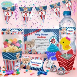 Kit Imprimible Osito Navy