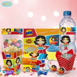 Kit Imprimible Mujer Maravilla